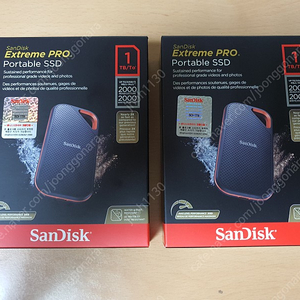 미개봉) 샌디스크 Extreme pro portable SSD E81 1TB