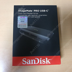 미개봉) 샌디스크 이미지메이트 프로 카드리더기(Sandisk IMAGEMATE PRO USB-C)