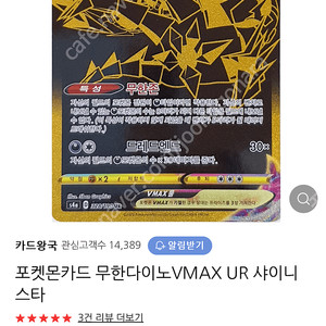 포켓몬 카드 무한다이노 vmax