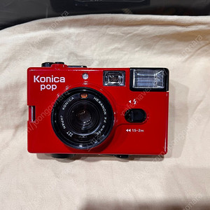 코니카 팝 (레드) / Konica pop 필름 카메라 판매 합니다.