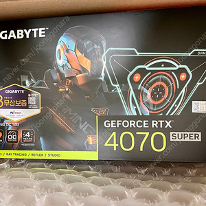 (미개봉) GIGABYTE 4070 SUPER GAMING OC D6X 12GB 팝니다.