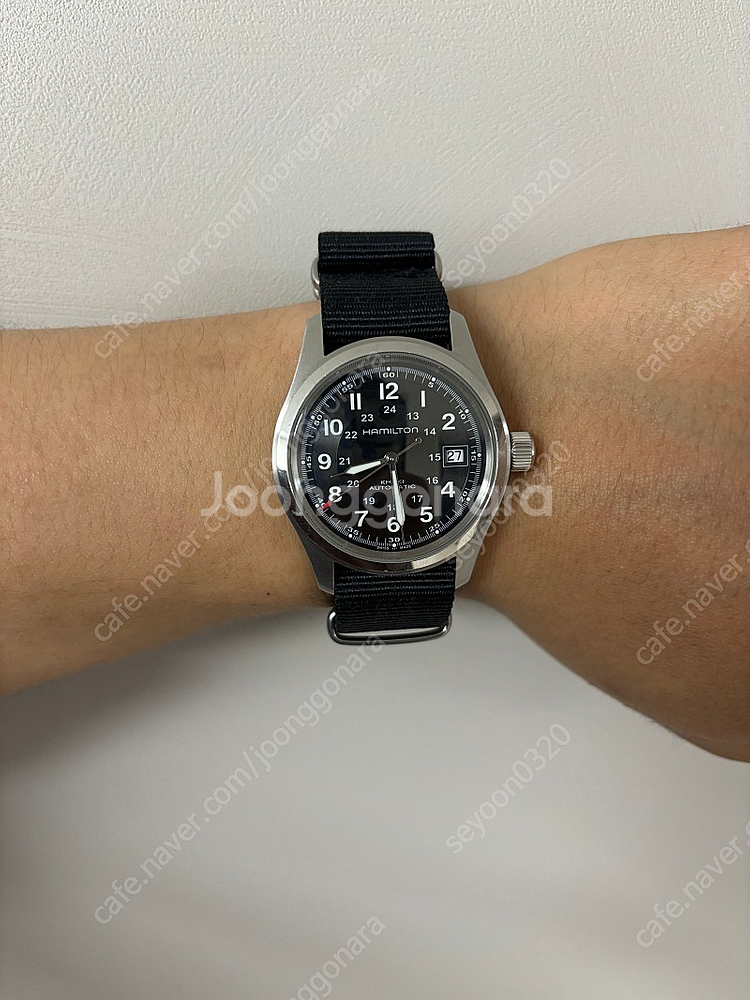 해밀턴 카키필드 오토메틱 38mm 팝니다.--0