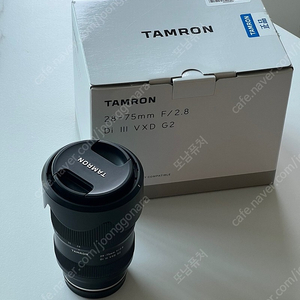 탐론 28-75mm F2.8 G2 렌즈 판매합니다 (탐론 2875 G2 FE)