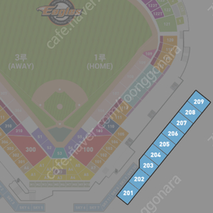 (정가양도)한화이글스vsSSG랜더스 5/1 이글스파크 18:30 1루내야지정석 2층 2매 205 통로쪽