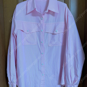 LO&LOW 핑크 스트라이프 셔츠