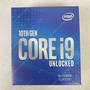 인텔 10세대 i9 10900K 미개봉