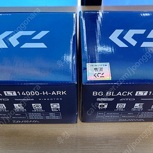 한국다이와 BG 블랙 LT 10000/140000(빅게임릴) 새제품 팝니다.
