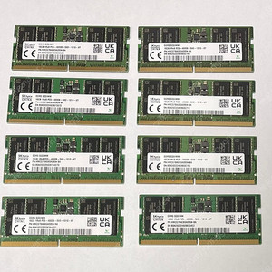 [28차 판매] DDR5 / DDR4 SODIMM 노트북 메모리 판매합니다. (삼성, 마이크론, SK Hynix)
