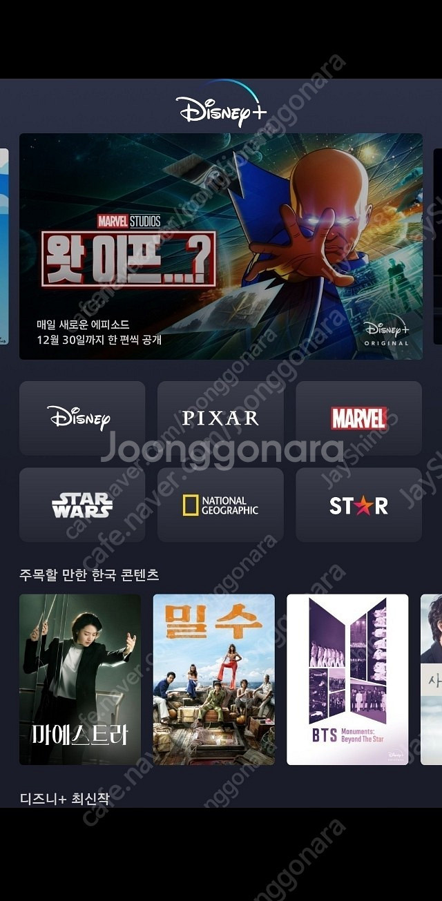 디즈니플러스 . 기간조율+@--0
