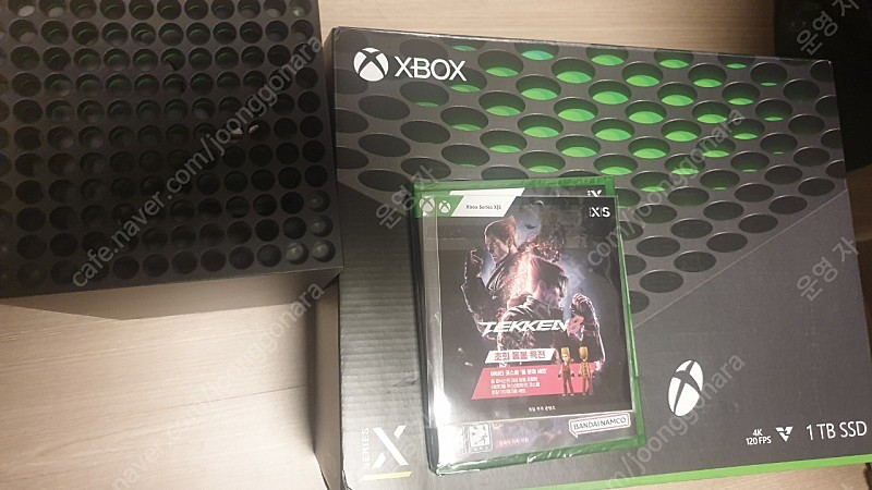 xbox 시리즈x xsx 거의 미사용 본체셋 + 철권8 초회특전판 미개봉 + 엘리트패드2 + 정품 리시버