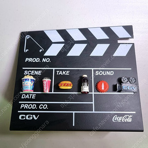 CGV 코카콜라 슬레이트 보드 자석 세트 판매