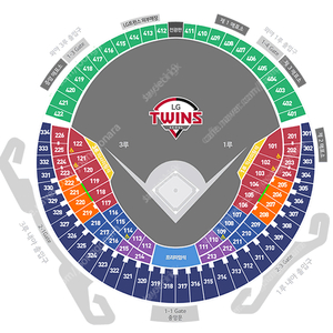 5월 4일 LG 두산전 3루 오렌지석 221블록 통로석 4연석 판매