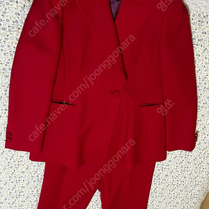 아바몰리 rena wool red setup 레나 울 셋업 레드 자켓, 팬츠 세트 레드셋업(S,55반)