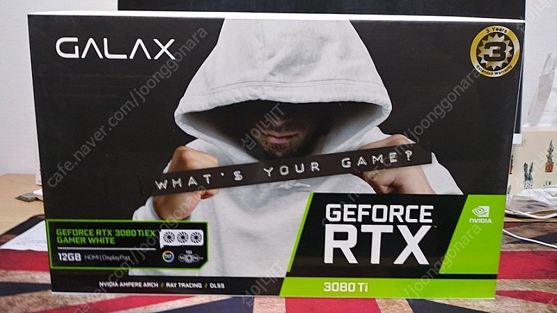 [판매]갤럭시 RTX 3080Ti EX 화이트 D6X 12G OC/풀박스