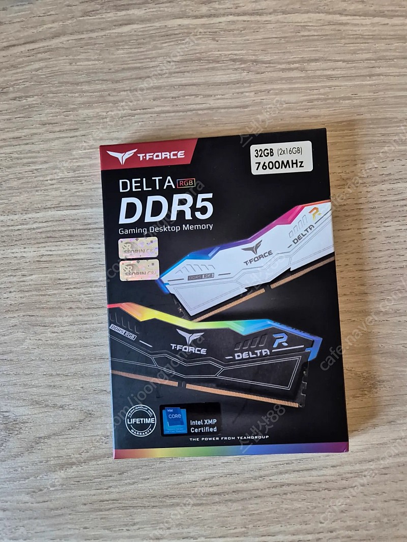 DDR5 팀그룹 7600 cl36 16x2, 32gb