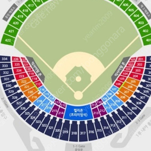 잠실야구장엘지vs두산5월3일401구역1루외야석 2연석