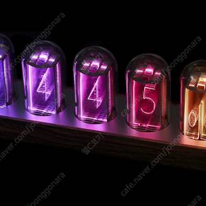 진공관 닉시관 LED RGB 탁상 시계
