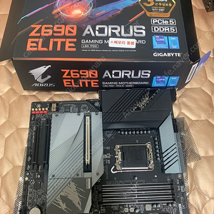 인텔용 기가바이트 GIGABYTE Z690 AORUS ELITE DDR5 메인보드 팝니다.