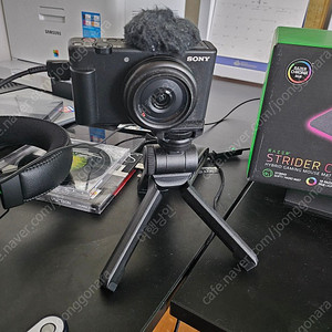 소니 브이로그 카메라 ZV-1F + 소니 슈팅그립