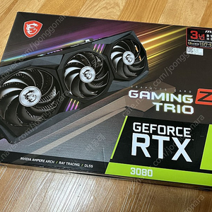 MSI RTX 3080 12G 트리오 Z LHR 판매합니다.