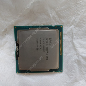 DDR3 4기가 1개, CPU I5 3470