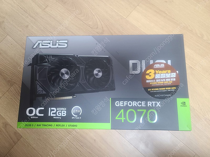 ASUS Dual Fan RTX4070 판매