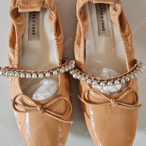 sutter1988 말랑이플랫 살구(진주스트랩) 250/ 4만원