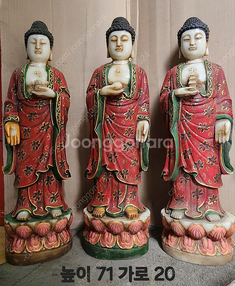 천연옥돌 삼 불상 ,(높이 71cm . 세분 일괄 15... | 중고나라 카페에서 운영하는 공식 사이트