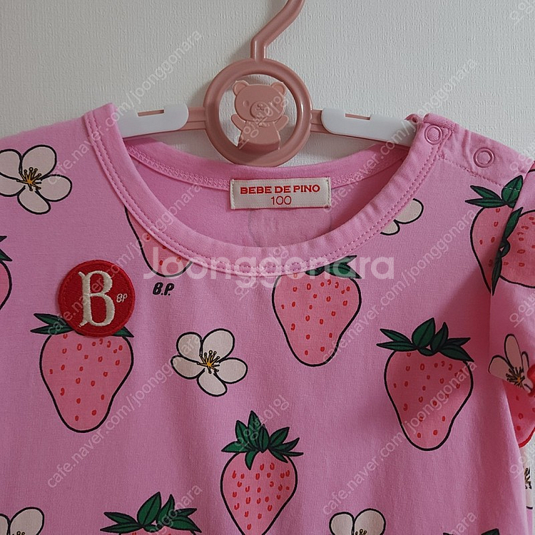 베베드피노 딸기원피스 + 딸기니삭스 베이비 100 택포--3