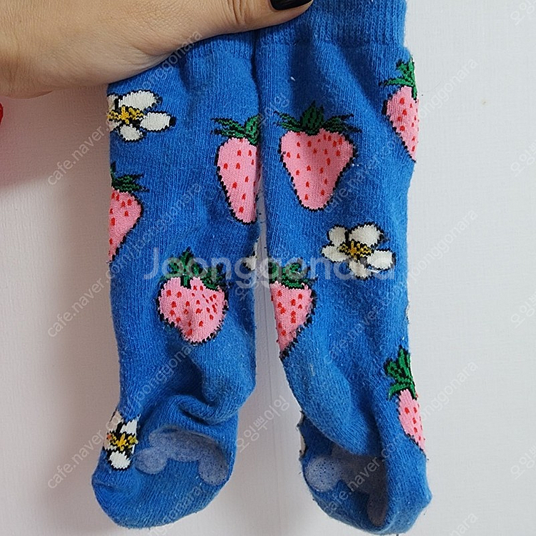 베베드피노 딸기원피스 + 딸기니삭스 베이비 100 택포--6