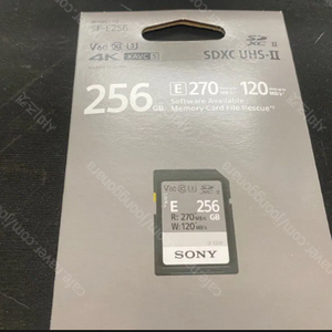 미개봉 새제품 소니 SDXC UHS-II 256GB SD카드 (9만원)