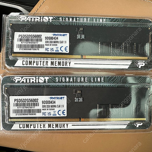 (신품택포20)하이닉스A다이 PATRIOT DDR5-5600 CL46 SIGNATURE (32GB x 2)