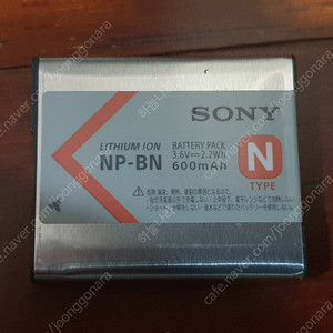 소니 카메라 충전 배터리(NP-BN)