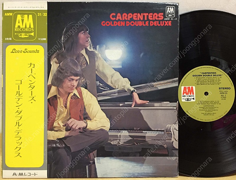 LP ; capenters - golden double deluxe 카펜터스 엘피 음반 판매 pop 팝 음반