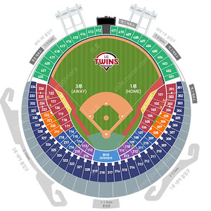 5월4일 LG트윈스 VS 두산베어스 3루오렌지석 3연석