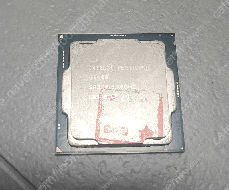 인텔 8세대 펜티엄 G5400 CPU 택포