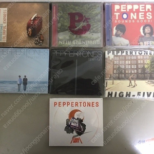 페퍼톤스 (Peppertones) 1집 "Colorful Express" 초판, 2집 "New Standard", 4집 "beginn's luck", 6집 "Long Way" 앨범