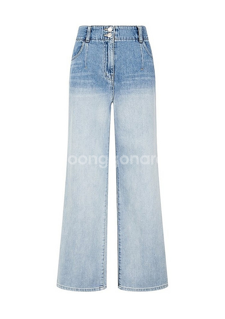 [새상품]보브(VOV) 아웃포켓 투버튼 와이드 데님팬츠 2022년 신상품 새상품--3