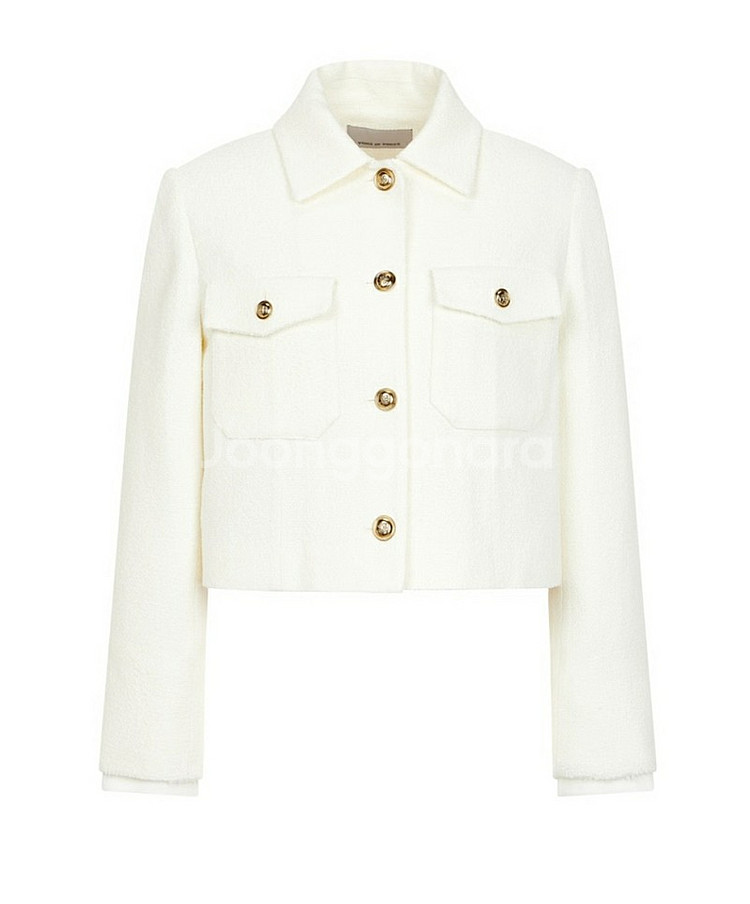 [새상품]보브(VOV) 커프 포인트 트위드자켓 2024년 신상품 새상품 추가 가격인하--0