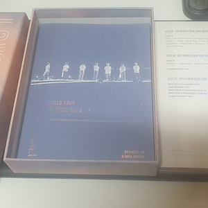 방탄 러브 유얼 셀프(love your self) 콘서트 월드 투어 DVD (포카x)