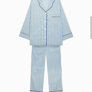 스내피커들 Chilling Stripe Pajama Set (Blue) 느긋한 스트라이프 블루