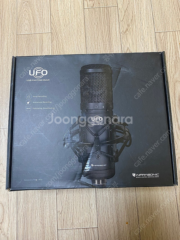 인프라소닉 ufo 콘덴서 마이크 블랙에디션--1
