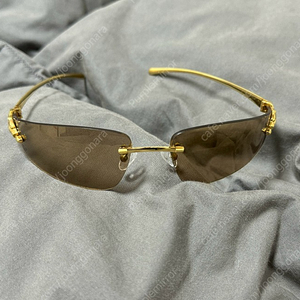 (OS) Cartier 까르띠에 재규어 금장 선글라스
