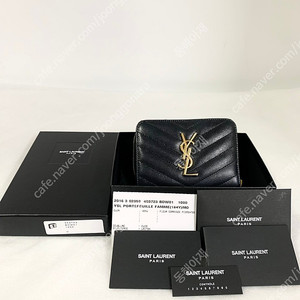 [팝니다] 생로랑 컴팩트 집어라운드 반지갑 (Saint Laurent, 명품 지갑)