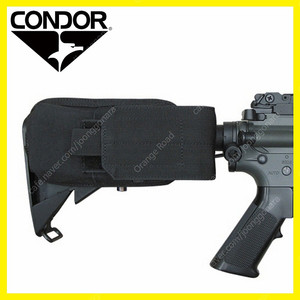 [새상품] 서바이벌게임 콘도르 버트스톡 마그 라이플 소총 개머리 매거진 파우치 M4 Buttstock Mag Pouch Black