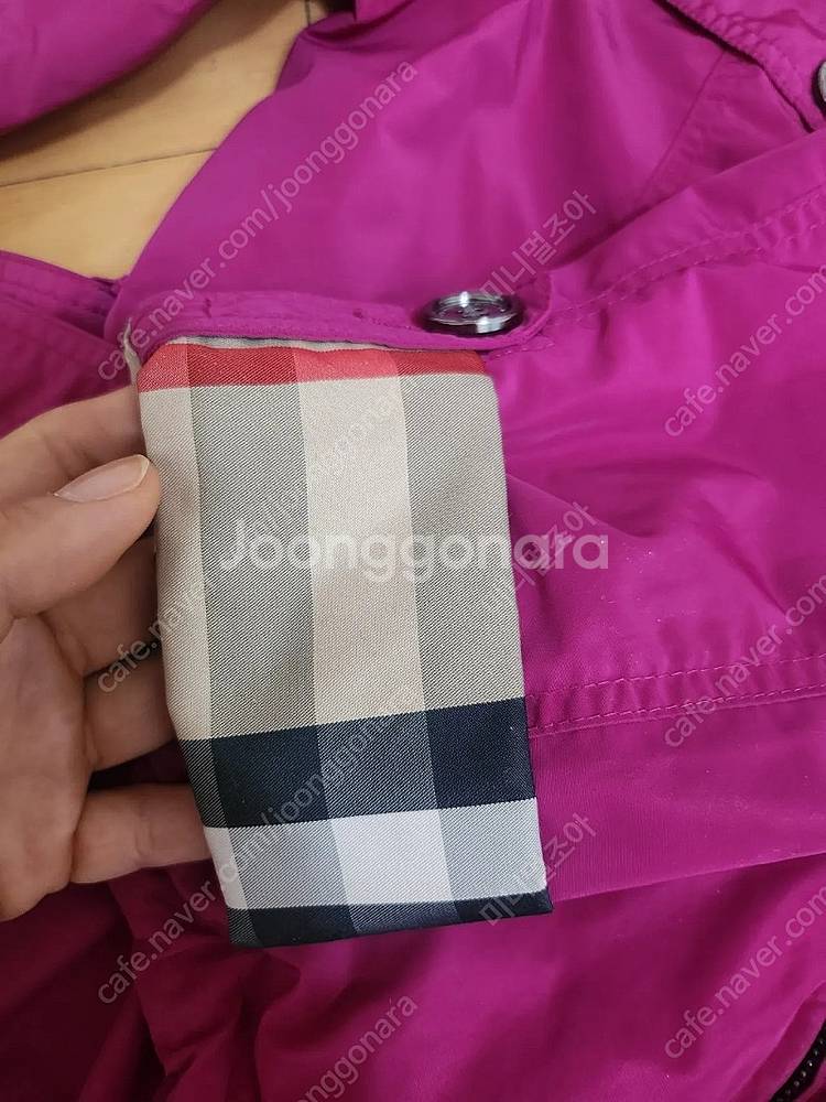 버버리 키즈 바람막이--3