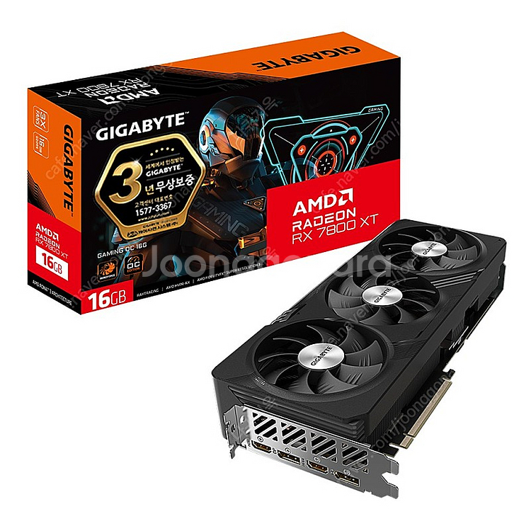 GIGABYTE 라데온 RX 7800 XT GAMING...--0