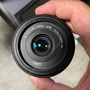 파나소닉 루믹스 20mm f1.7 마포 축복 렌즈팝니다