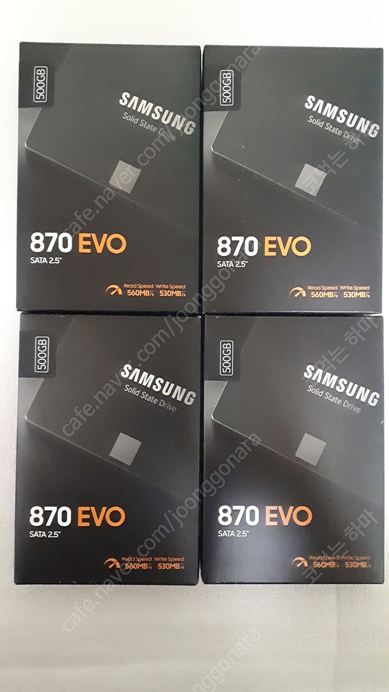 삼성전자 SSD_ 870 EVO (500G)_미개봉 팝니다