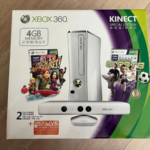 XBox360 Kinect special edition(미개봉) & 게임 27개